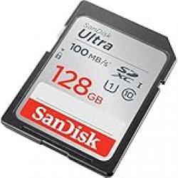 SanDisk 128GB Ultra SDXC UHS-I Memory Card - 140MB/s, C10, U1, Full HD, SD Card - SDSDUN4-128G-GN6IN